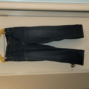 Sonoma Boyfriend Elastic Waitband, Size 22W, Dark Wash